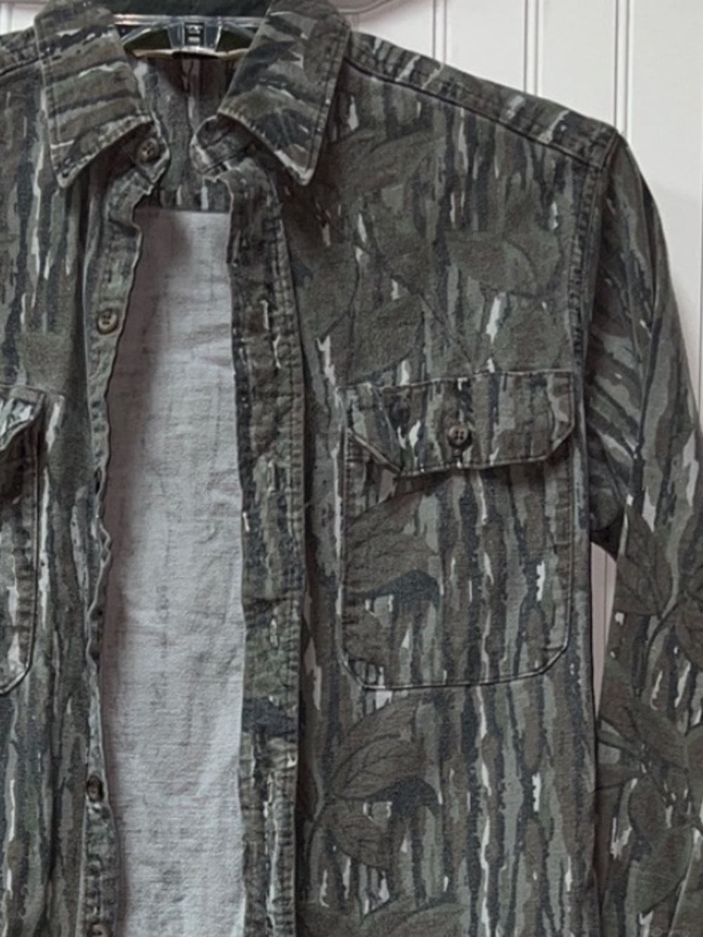 90s Walls Realtree Bottomland Vintage Camo Shirt S